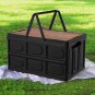 SOGA 30L White Car & Camping Foldable Storage Box Crate Stackable Container with Handle