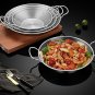 SOGA 25cm Signature Dry Pot crafted with 201 Material in Silver Color and for Kitchen Essentials