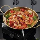SOGA 21cm Signature Dry Pot And crafted with 201 Material in Gold for Kitchen Essential SOGA 21cm Signature Dry Pot And crafted with 201 Material in Gold for Kitchen Essential