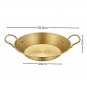SOGA 29cm Signature Dry Pot And crafted with 201 Material in Gold For Kitchen Essential
