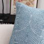 SOGA 35cm Blue Throw Pillow Geometric Indoor and Outdoor Corded for Home Decor