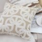 SOGA 50cm Throw Pillow Beige Interlocking Geometric Pattern Modern Accent for Home Décor