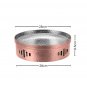 SOGA 28cm Rose Pink Hammered Dry Pot An Elegant Rose Pink Finish Kitchen