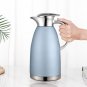 Soga 2.3L Blue Color 3-Layer Vacuum Insulated Stainless Steel Flask Ideal for Home and Office