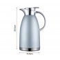 Soga 2.3L Blue Color 3-Layer Vacuum Insulated Stainless Steel Flask Ideal for Home and Office