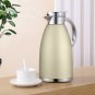 Soga 2.3L Gold Color 3-Layer Vacuum Insulated Stainless Steel Flask Ideal for Home and office