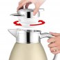 Soga 2.3L Gold Color 3-Layer Vacuum Insulated Stainless Steel Flask Ideal for Home and office