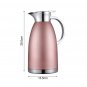 Soga 2.3L Rose Color 3-Layer Vacuum Insulated Stainless Steel Flask Ideal for Home and office Office