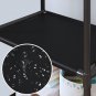 SOGA 45x35cm Hanging Clothes Rack Storage w/ 3 Layer Organizer Adjustable Shelves, Space-Saving