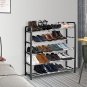 SOGA 71x21cm 5 Layer Shoes and Slippers Organizer Rack Shoe Storage Solution for Home Office