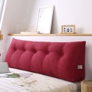 SOGA 180cm Rose Red Triangular Wedge Bed Pillow Headboard Backrest Bedside Tatami Cushion Home Decor SOGA 180cm Rose Red Triangular Wedge Bed Pillow Headboard Backrest Bedside Tatami Cushion Home Decor