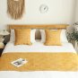 SOGA 1.5m 3D Arched Bed Banner Vintage Scarf Runner Bedding Tail Pad Flag Set of 3