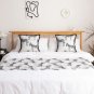 SOGA 1.5m Bed Light Luxury Zebra Bed Scarf Runner Bedding Tail Pad Flag For Home Hotel Set of 3