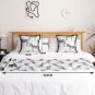 SOGA 1.5m Bed Light Luxury Zebra Bed Scarf Runner Bedding Tail Pad Flag For Home Hotel Set of 3