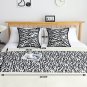 SOGA 1.5m Bed Light Luxury Mottled Bed Banner Scarf Runner Bedding Tail Pad Flag For Hotel Set of 3