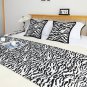 SOGA 1.8m Bed Light Luxury Mottled Bed Banner Scarf Runner Bedding Tail Pad Flag For Hotel Set of 3
