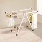SOGA 160cm Portable Wing Shape Clothes Drying Rack Foldable Space-Saving Laundry Holder SOGA 160cm Portable Wing Shape Clothes Drying Rack Foldable Space-Saving Laundry Holder