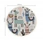 SOGA 120cm Alpaca Cactus Pattern Rug Desert Animals Non-Slip Rugs for Living Room Dining Room