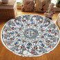 SOGA 120cm Mandala Round Area Thick Anti-slip Doormat, Home Decor