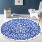 SOGA 120cm Mandala Round Tapestry Indian Area Rug for Living Room Lounge Doormat Home Decor