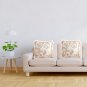 SOGA 45cm Light Luxury French Style Printed Plush Pillow Set Throw Pillow