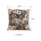 SOGA 45cm Vintage Oil Painting Color Raised Embroidery Empress Flower Throw Pillow SOGA 45cm Vintage Oil Painting Color Raised Embroidery Empress Flower Throw Pillow