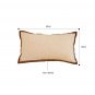 SOGA 30CM Pillow Rectangular Vintage Cover Square Decorative Beautiful with Polyester Throw Pillow