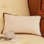 SOGA 30CM Pillow Rectangular Vintage Cover Square Decorative Beautiful with Polyester Throw Pillow