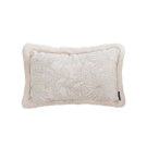 SOGA 30cm Romantic French Mosley Jacquard Pillow French Jungle Jacquard Raw Edge Waist Throw Pillow