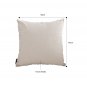 SOGA 45cm Square Soft Polyester Luxury Count Modern Fashion Throw Pillow