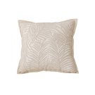 SOGA 45cm Elegant Palm Leaf Texture & Jacquard Square Throw Pillow SOGA 45cm Elegant Palm Leaf Texture & Jacquard Square Throw Pillow
