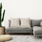 SOGA 45cm Elegant Palm Leaf Texture & Jacquard Square Throw Pillow