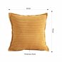 SOGA 45cm Wabi Sabi Arches Mustard Indoor|Outdoor Kavka Throw Pillow