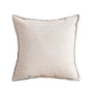 SOGA 45cm Beige Warm Wood Tone & Wabi-sabi Striped Corduroy Square Throw Pillow SOGA 45cm Beige Warm Wood Tone & Wabi-sabi Striped Corduroy Square Throw Pillow