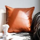 SOGA 45cm Light Luxury Urban Simulated Leather Wide Edge Throw Pillow SOGA 45cm Light Luxury Urban Simulated Leather Wide Edge Throw Pillow
