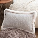 SOGA 30cm Wabi-sabi Cushion Herringbone Lumbar Throw Pillow SOGA 30cm Wabi-sabi Cushion Herringbone Lumbar Throw Pillow