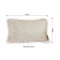 SOGA 30cm Wabi-sabi Cushion Herringbone Lumbar Throw Pillow