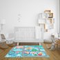 SOGA 120cm Kids Rug Street Map Play Mat Educational Baby Theme Park Area Rugs