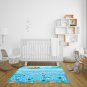 SOGA 120cm Kids Rug Street Map Play Mat Educational Baby Theme Park Area Rugs