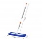 SOGA 60x12 Blue Microfiber Flat Mop Floor Cleaning Pads Rotating Dust Remover