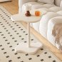SOGA 42x28cm White Minimalist Cloud Shaped Table Durable Stylish Accent for Home D&Atilde;&copy;cor