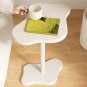 SOGA 42x28cm White Minimalist Cloud Shaped Table Durable Stylish Accent for Home D&Atilde;&copy;cor