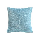 SOGA 50cm Blue Throw Pillow Geometric Indoor and Outdoor Corded for Home Decor SOGA 50cm Blue Throw Pillow Geometric Indoor and Outdoor Corded for Home Decor
