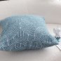 SOGA 50cm Blue Throw Pillow Geometric Indoor and Outdoor Corded for Home Decor