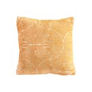 SOGA 50cm Mustard Yellow Throw Pillow Geometric Indoor and Outdoor Corded for Home Decor SOGA 50cm Mustard Yellow Throw Pillow Geometric Indoor and Outdoor Corded for Home Decor