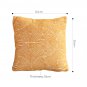 SOGA 50cm Mustard Yellow Throw Pillow Geometric Indoor and Outdoor Corded for Home Decor