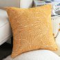 SOGA 50cm Mustard Yellow Throw Pillow Geometric Indoor and Outdoor Corded for Home Decor