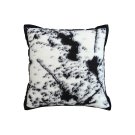 SOGA 50cm Throw Pillow Black and White Leopard Thick Premium Polyester Fiber for Home Decor SOGA 50cm Throw Pillow Black and White Leopard Thick Premium Polyester Fiber for Home Decor