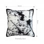 SOGA 50cm Throw Pillow Black and White Leopard Thick Premium Polyester Fiber for Home Decor