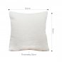 SOGA 50cm White Throw Pillow Premium Polyester Fiber and Cotton for Home Decor